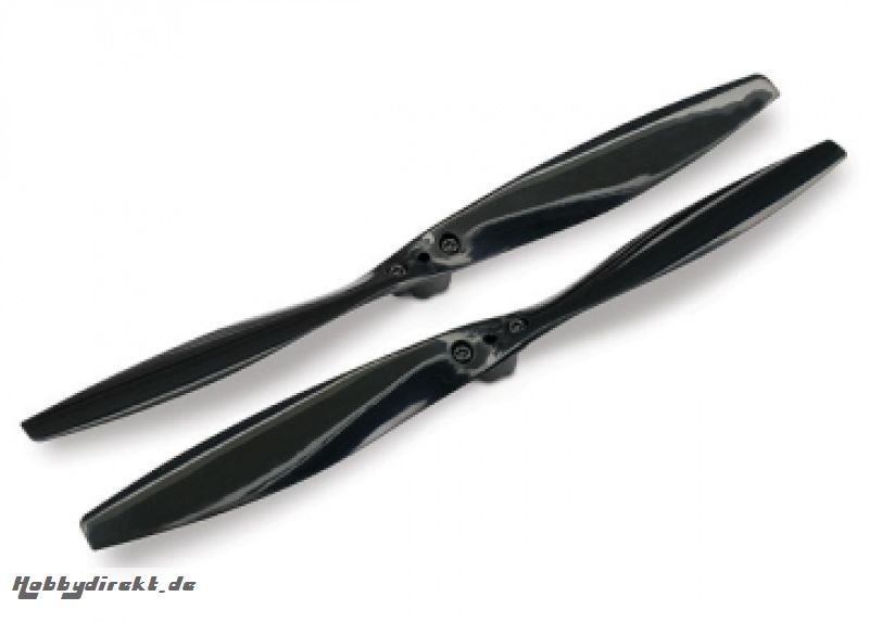 Rotor blade set Black, Aton (2) Traxxas 7926