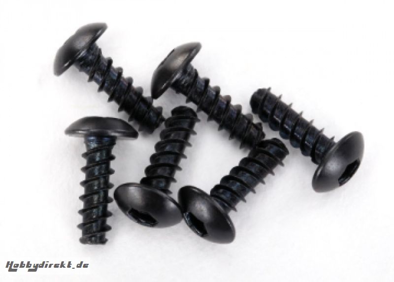 Screws 2.6x8mm Self-Tapping Button-head Hex Socket (6) Traxxas 7943