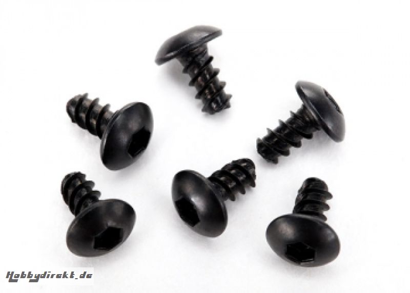 Screws 2.6x5mm Self-Tapping Button-head Hex Socket (6) Traxxas 7944