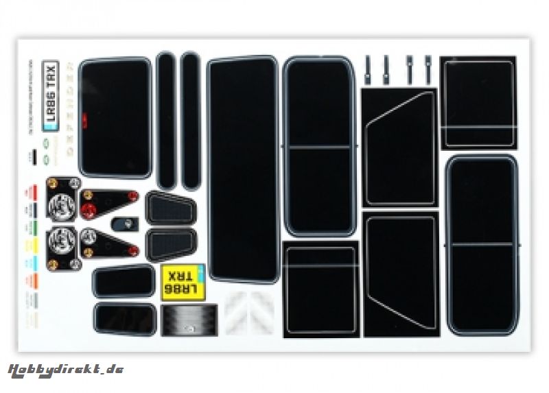 Decal Sheet Land Rover Defender Traxxas 8012