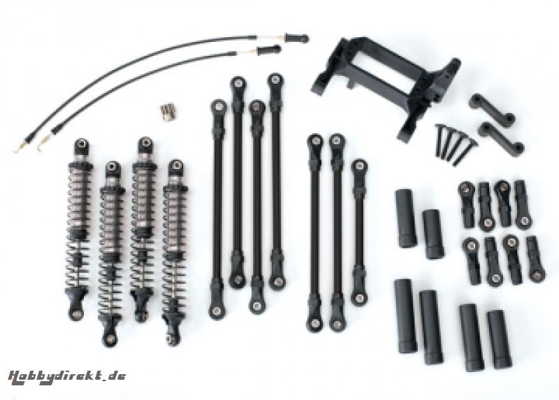 Long Arm Lift Kit Grey Complete  TRX-4 Traxxas 8140