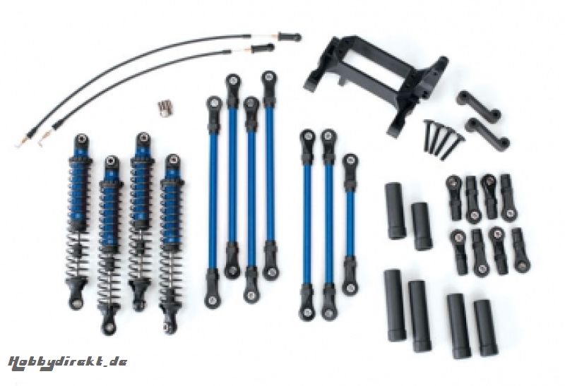 Long Arm Lift Kit Blue Complete  TRX-4 Traxxas 8140X