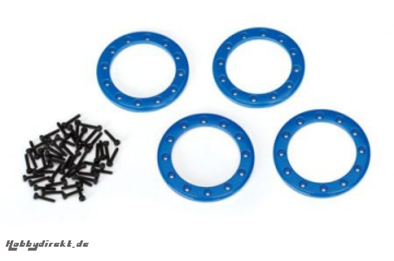 Beadlock Rings 1.9 Alu Blue (4) Traxxas 8169X