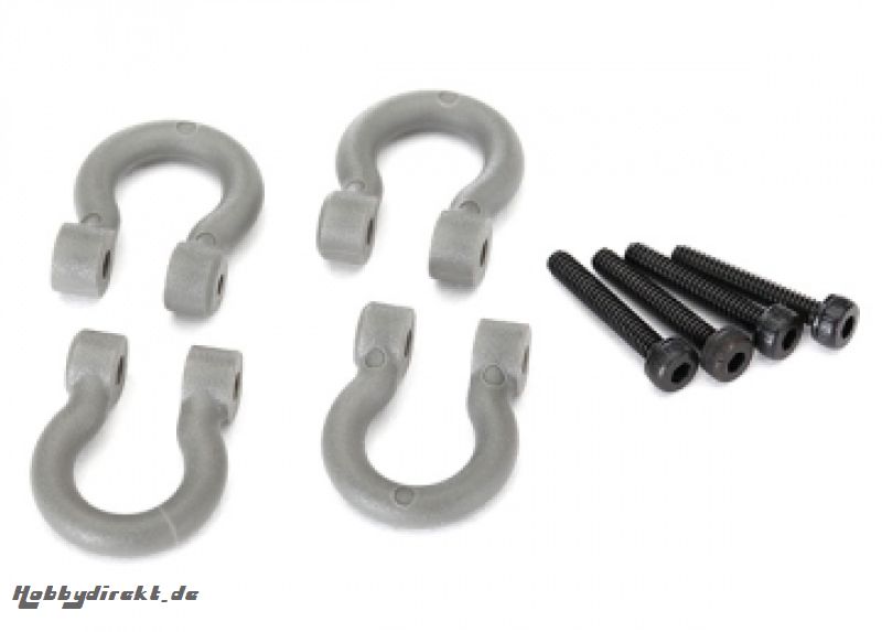 Bumper D-Rings Grey (4)  TRX-4/6 Traxxas 8234