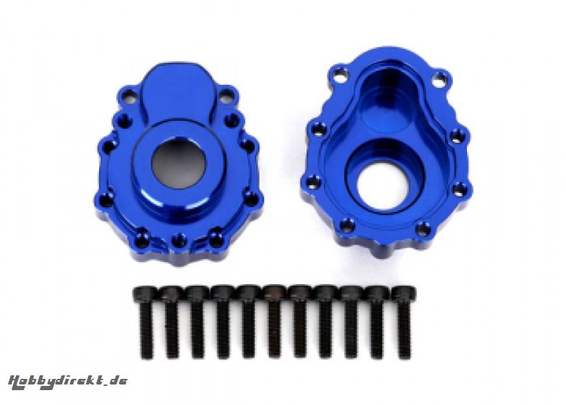 Portal Housing Outer Alu Blue Front/Rear (2)  TRX-4/6 Traxxas 8251X