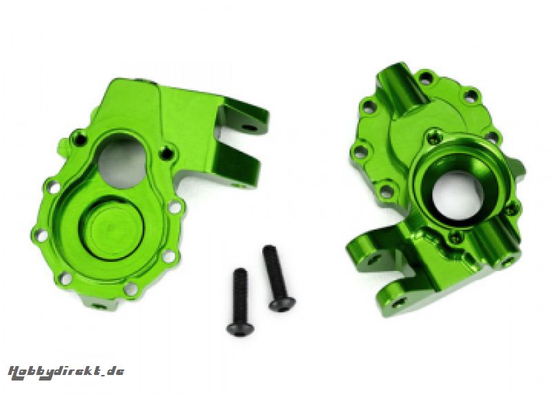 Portal Housing Inner Front Alu Green Left/Right (2)  TRX-4/6 Traxxas 8252G