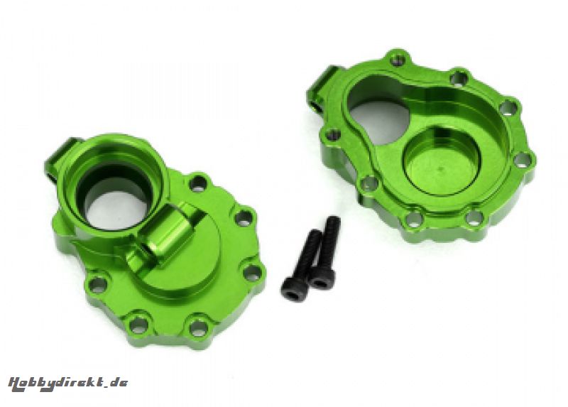 Portal Housing Inner Rear Alu Green Left/Right (2)  TRX-4/6 Traxxas 8253G