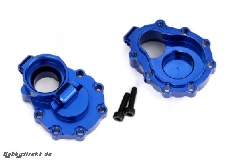 Portal Housing Inner Rear Alu Blue Left/Right (2)  TRX-4/6 Traxxas 8253X