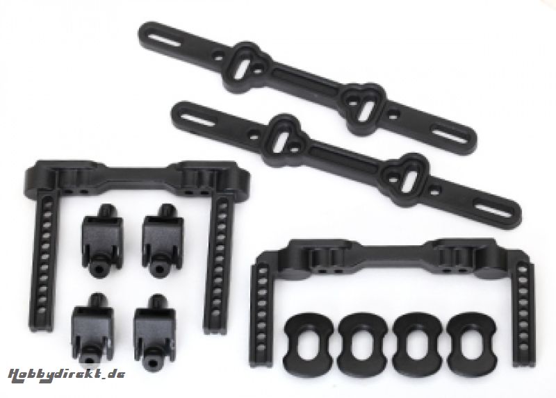 Body Mounts Front and Rear Adjustable Set  4-Tec Traxxas 8316