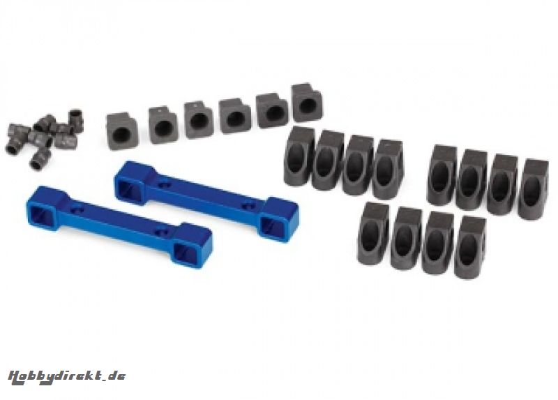 Mount Susp Arms Front and Rear Alu Blue  4-Tec Traxxas 8334X