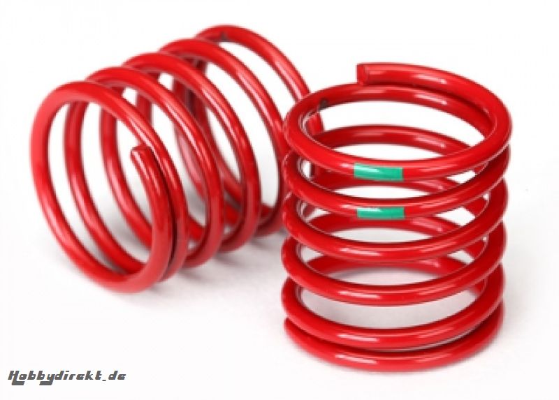 Shock Spring Red 4.075-rate (for Shock #8360) (2) Traxxas 8363