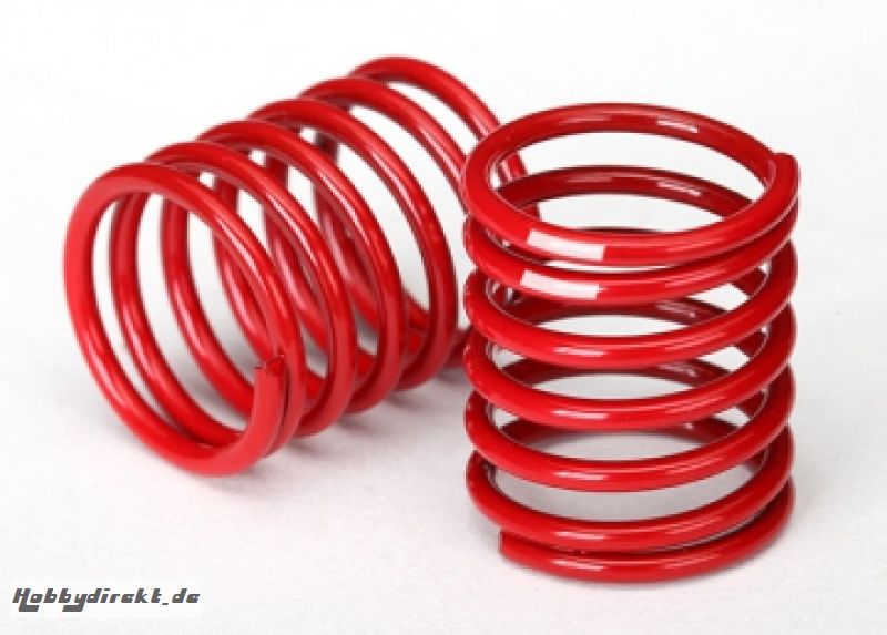 Shock Spring Red 2.8-rate (for Shock #8360) (2) Traxxas 8366