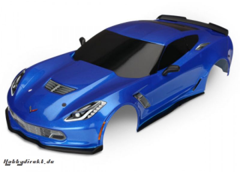 Body Chevrolet Corvette Z06 Blue Painted Traxxas 8386X