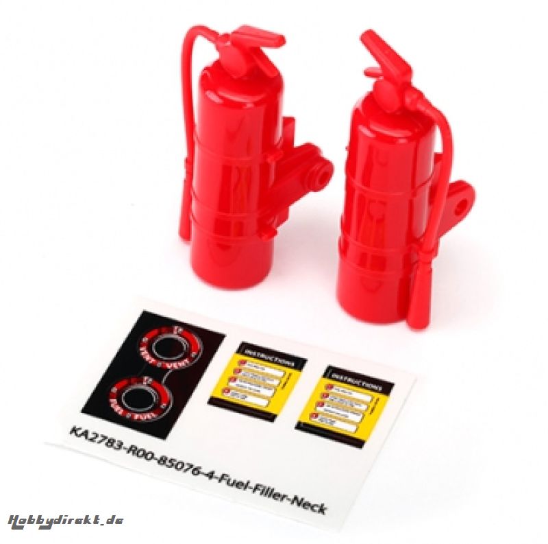 Fire Extinguisher Red (2)  UDR Traxxas 8422