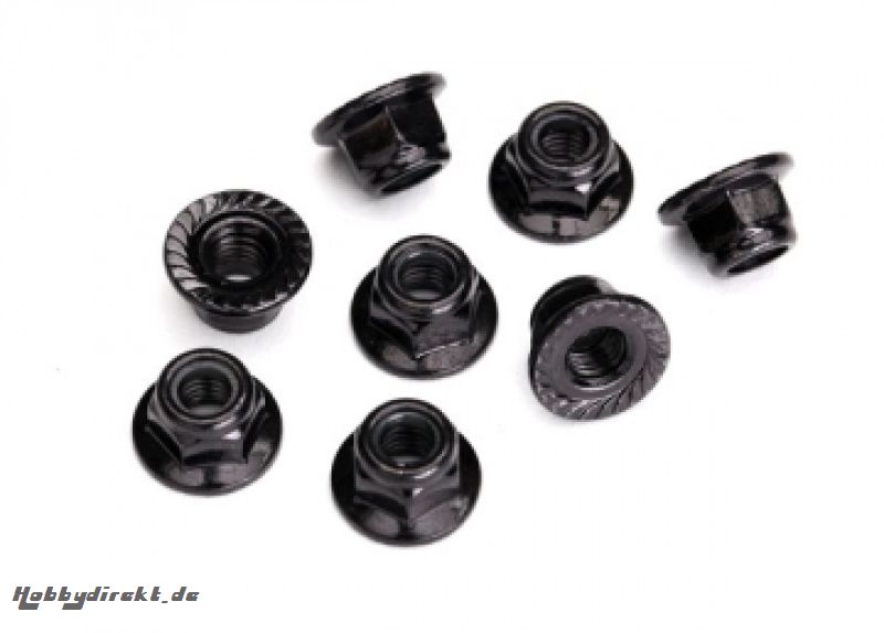 Lock Nut Flanged M5 Steel (8) Traxxas 8447