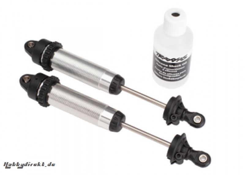 Shocks GTR 134mm Alu Silver (Threaded) (2) Traxxas 8450