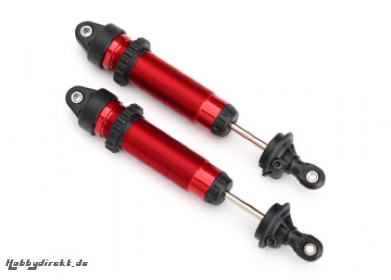 Shocks GTR 134mm Alu Red (Threaded) (2) Traxxas 8450R