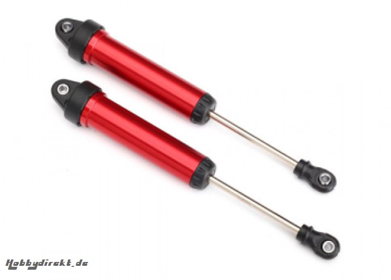 Shocks GTR 134mm Alu Red (No Threads) (2) Traxxas 8451R