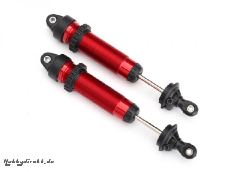 Shocks GTR 139mm Alu Red (Threaded) (2) Traxxas 8460R