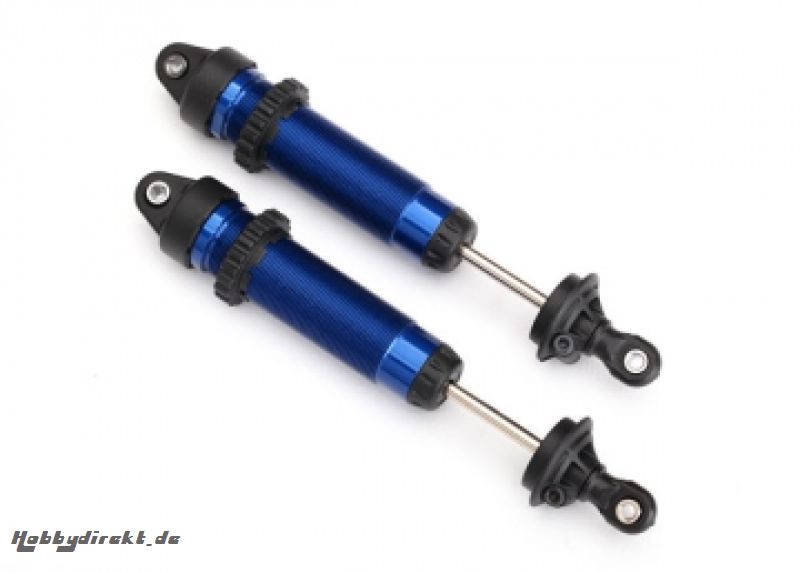 Shocks GTR 139mm Alu Blue (Threaded) (2) Traxxas 8460X