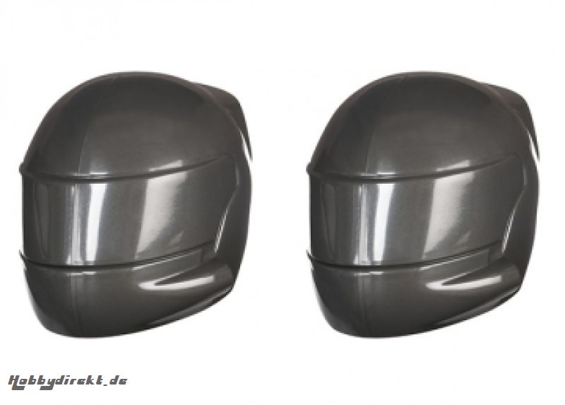 Helmets Grey (2)  UDR Traxxas 8518