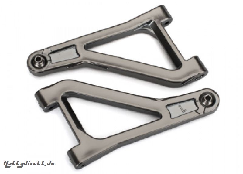 Suspension Arms Upper Left and Right Satin Chrome (2)  UDR Traxxas 8531X