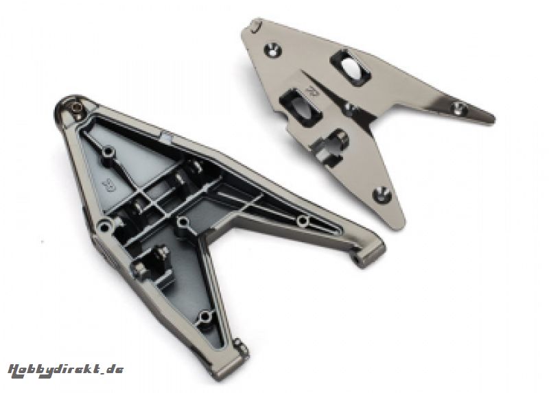 Suspension Arm Lower Right Satin Chrome (2)  UDR Traxxas 8532X