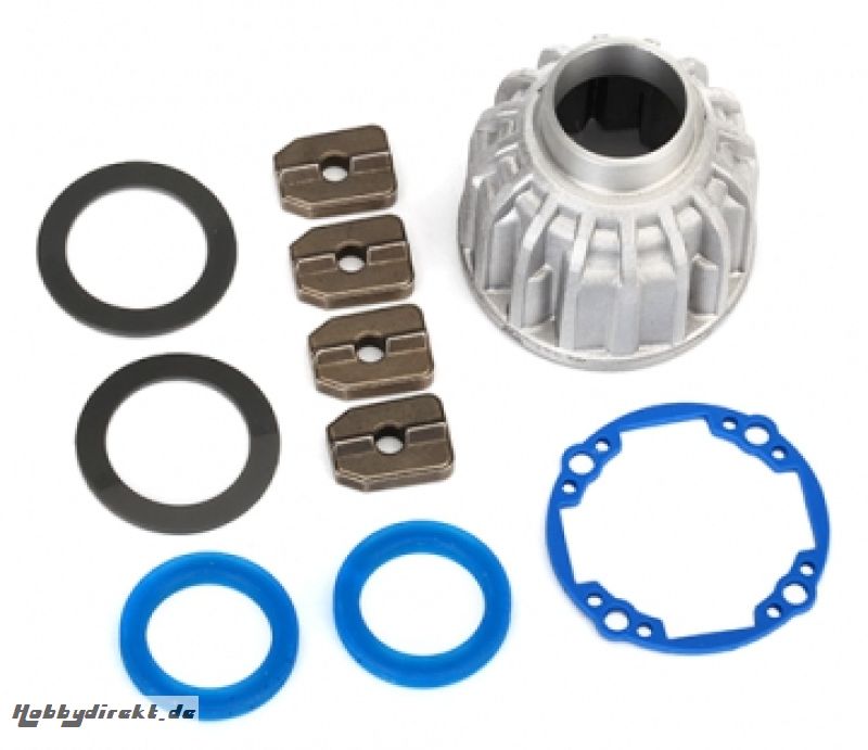 Differential Carrier Alu Front/Center with Gaskets  UDR Traxxas 8581X