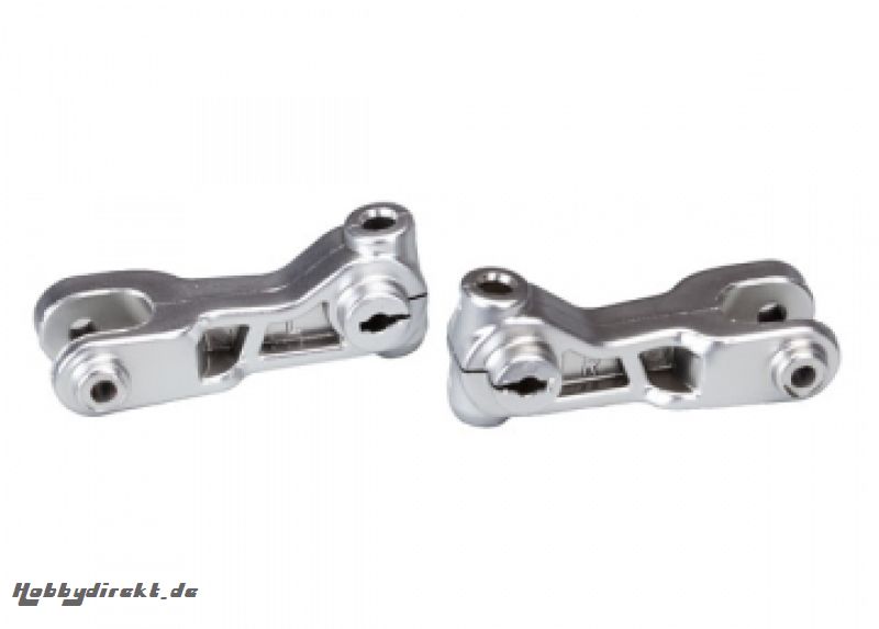 Sway Bar Arms Front Satin Chrome  UDR Traxxas 8596X