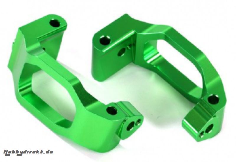 Caster Blocks Alu Green (Pair) Maxx Traxxas 8932G