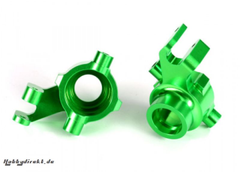 Steering Blocks Alu Green (Pair) Maxx Traxxas 8937G