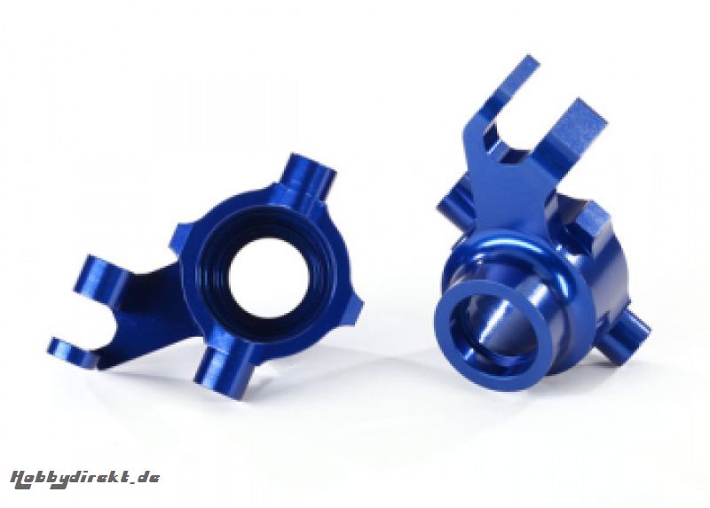 Steering Blocks Alu Blue (Pair) Maxx Traxxas 8937X