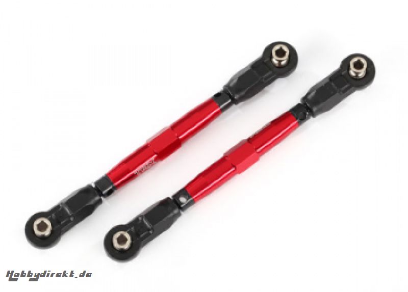 Toe Links Front Adjustable Alu Red w/ Wrench (2) Maxx Traxxas 8948R