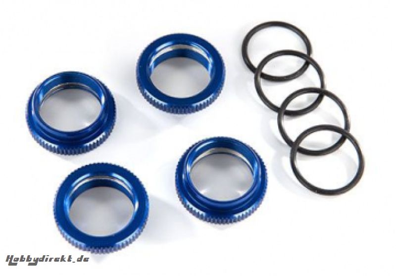 Spring Adjuster Alu Blue GT-Maxx (4) Traxxas 8968X