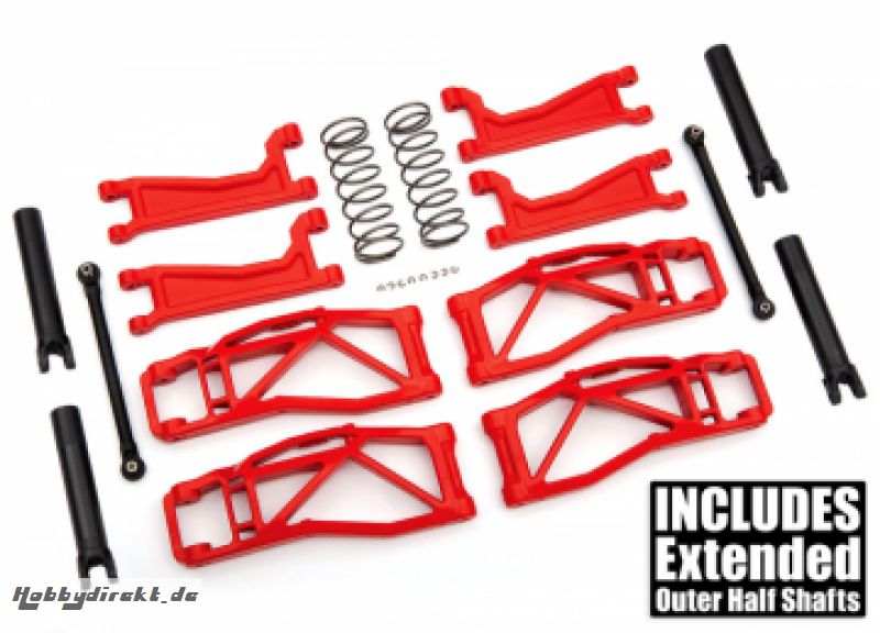 Suspension Kit WideMaxx Red Maxx Traxxas 8995R