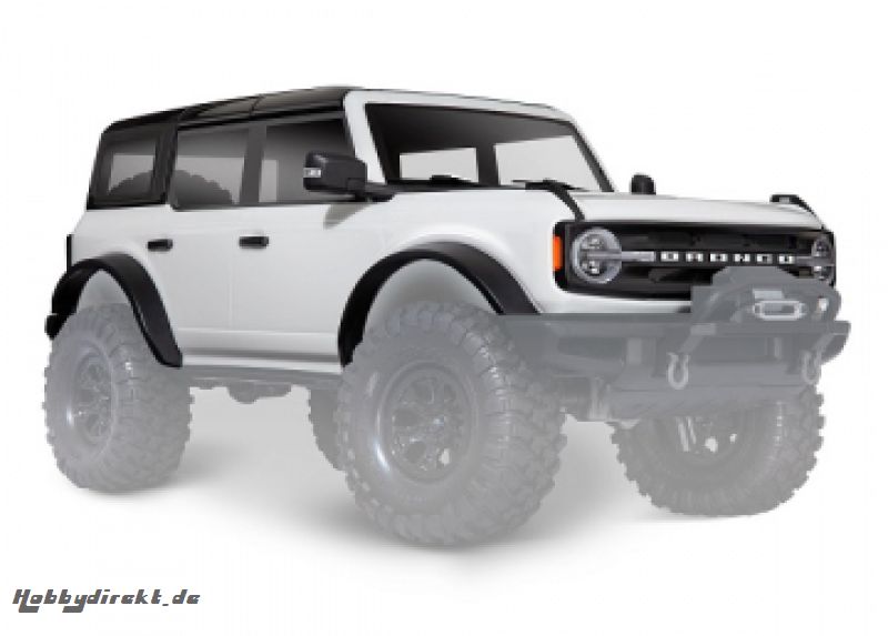 Body Ford Bronco 2021 White Complete Traxxas 9211L