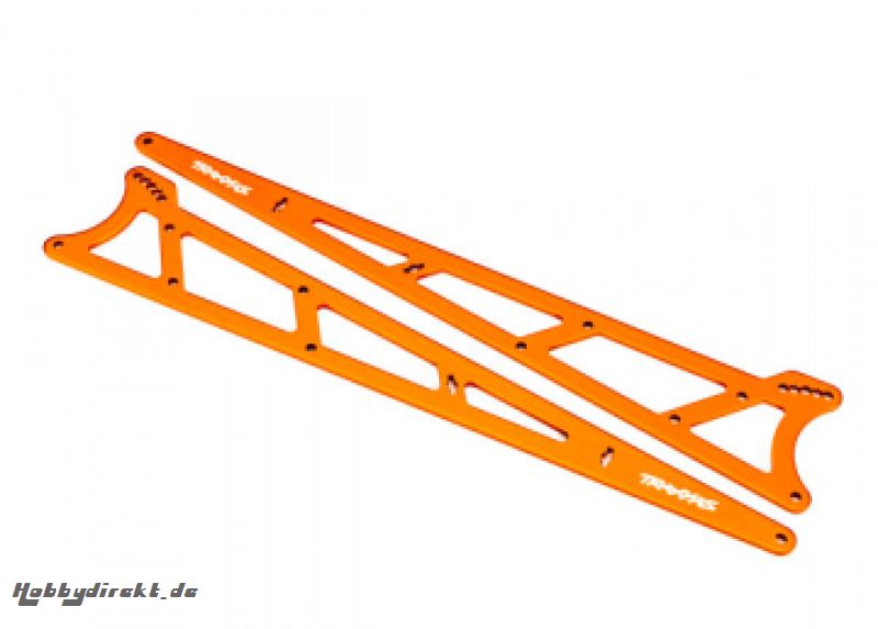 Side Plates Wheelie Bar Alu Orange  Drag Slash Traxxas 9462A