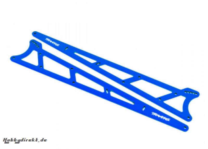 Side Plates Wheelie Bar Alu Blue  Drag Slash Traxxas 9462X