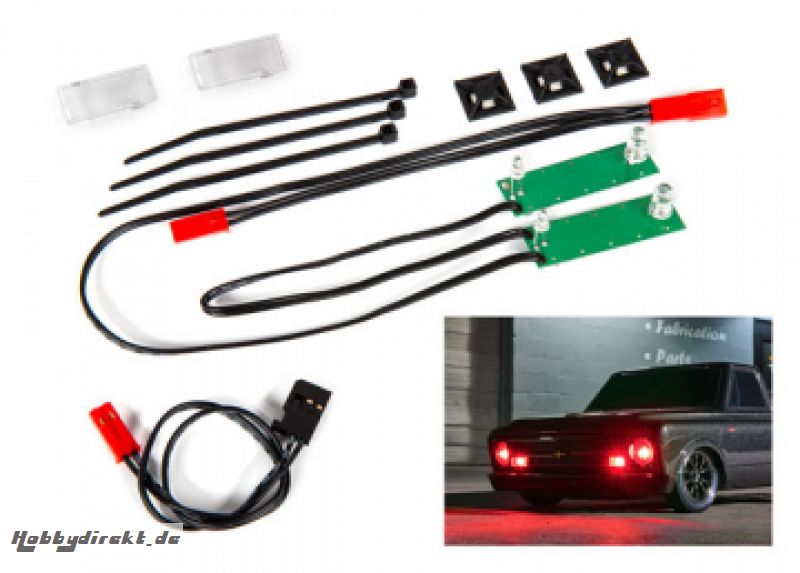 LED Lights Front Set Red  Chevrolet C10 Traxxas 9496R