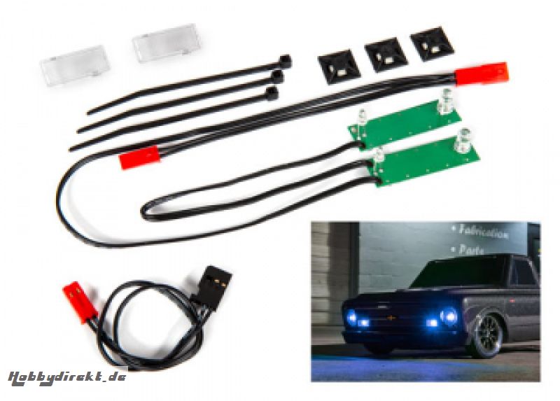 LED Lights Front Set Blue  Chevrolet C10 Traxxas 9496X