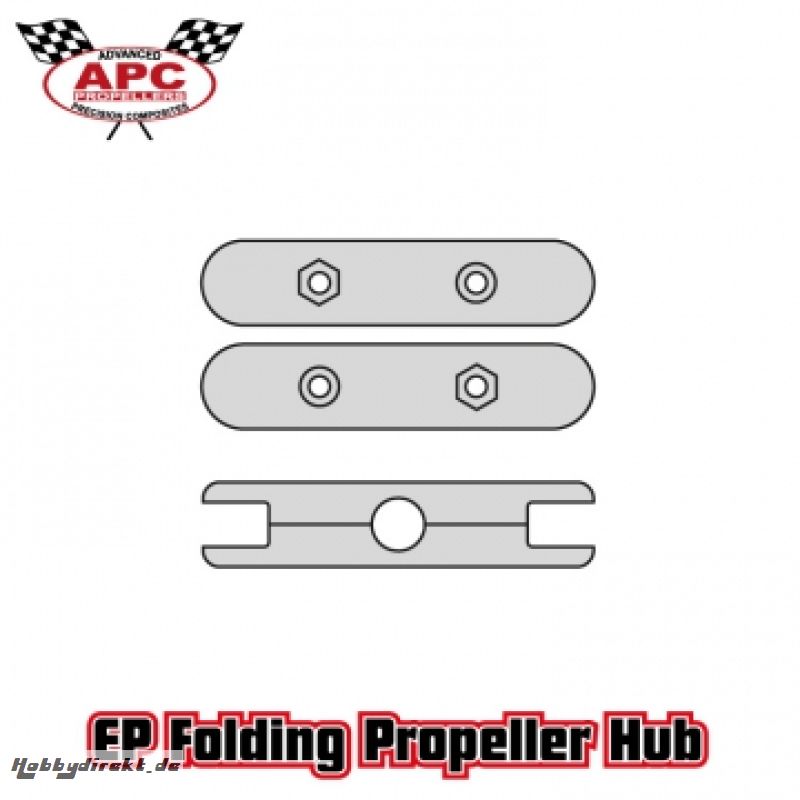 APC - Elektro Klappluftschraube adapter hub - 45MMFH AP-FH3