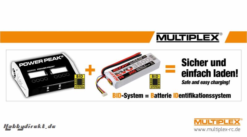 ROXXY EVO LiPo 2 - 450B 30C m Multiplex 1-00016