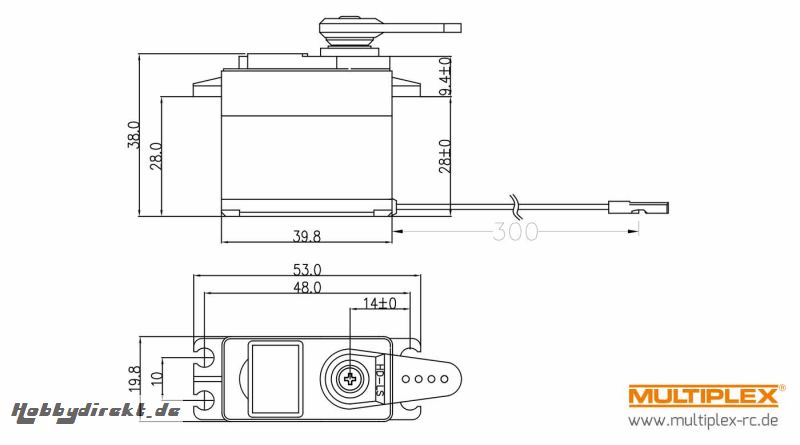 Servo D485HW Multiplex 1-00066