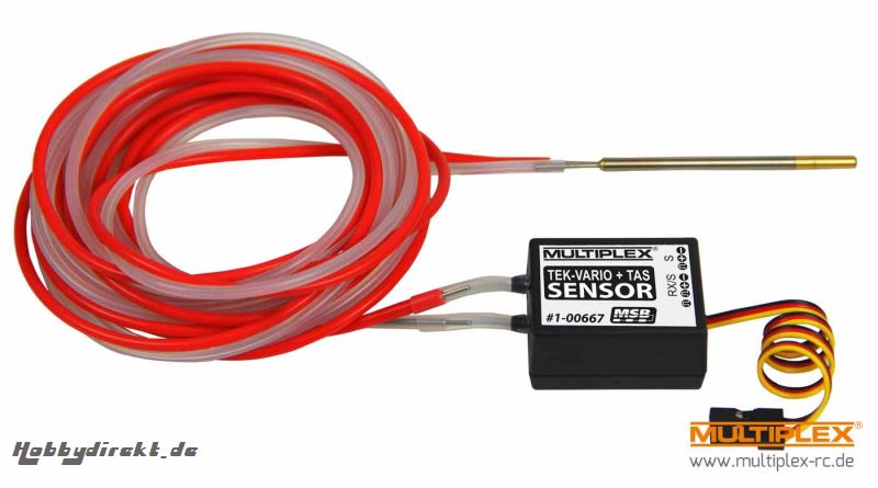 TEK-Vario + TAS(TrueAirspeed)Sensor Multiplex 1-00667