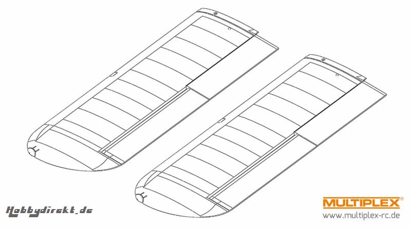 RR FlÃ¤chensatz FunCub XL ND Multiplex 1-02057