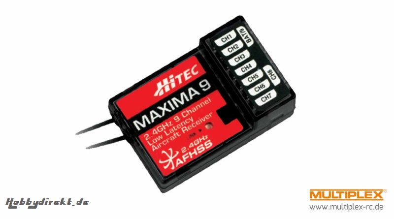 MAXIMA 9 2,4GHz 9 K Empf. Hitec 111079