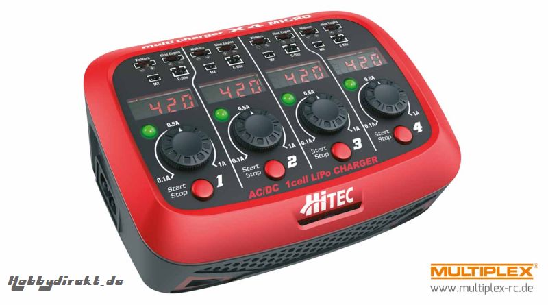 HiTEC Multicharger X4 Micro Hitec 114123