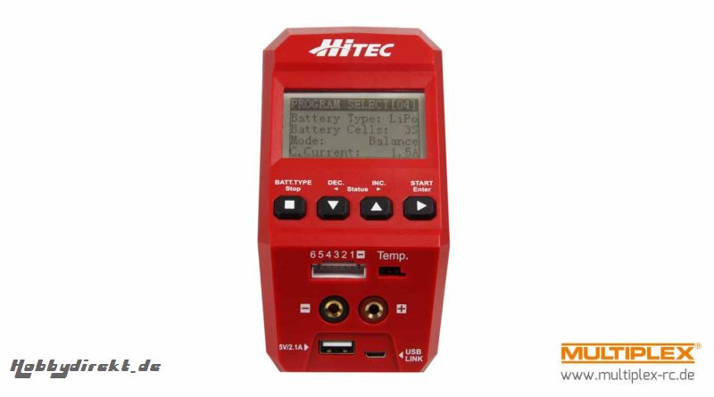 HITEC Multicharger X1 RED Hitec 114131