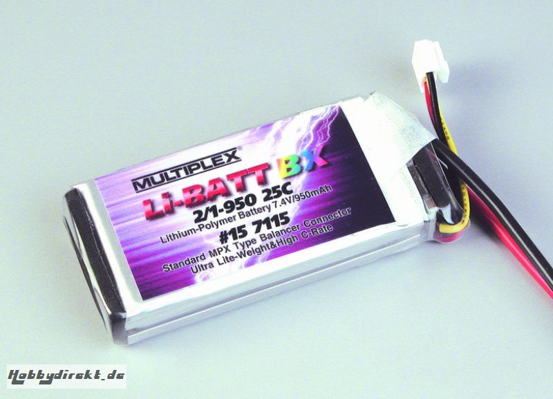 Li-BATT SH BX 2/1-950 Multiplex 157115