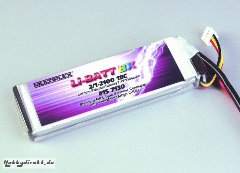 Li-BATT SH BX 2/1-2100 Multiplex 157130